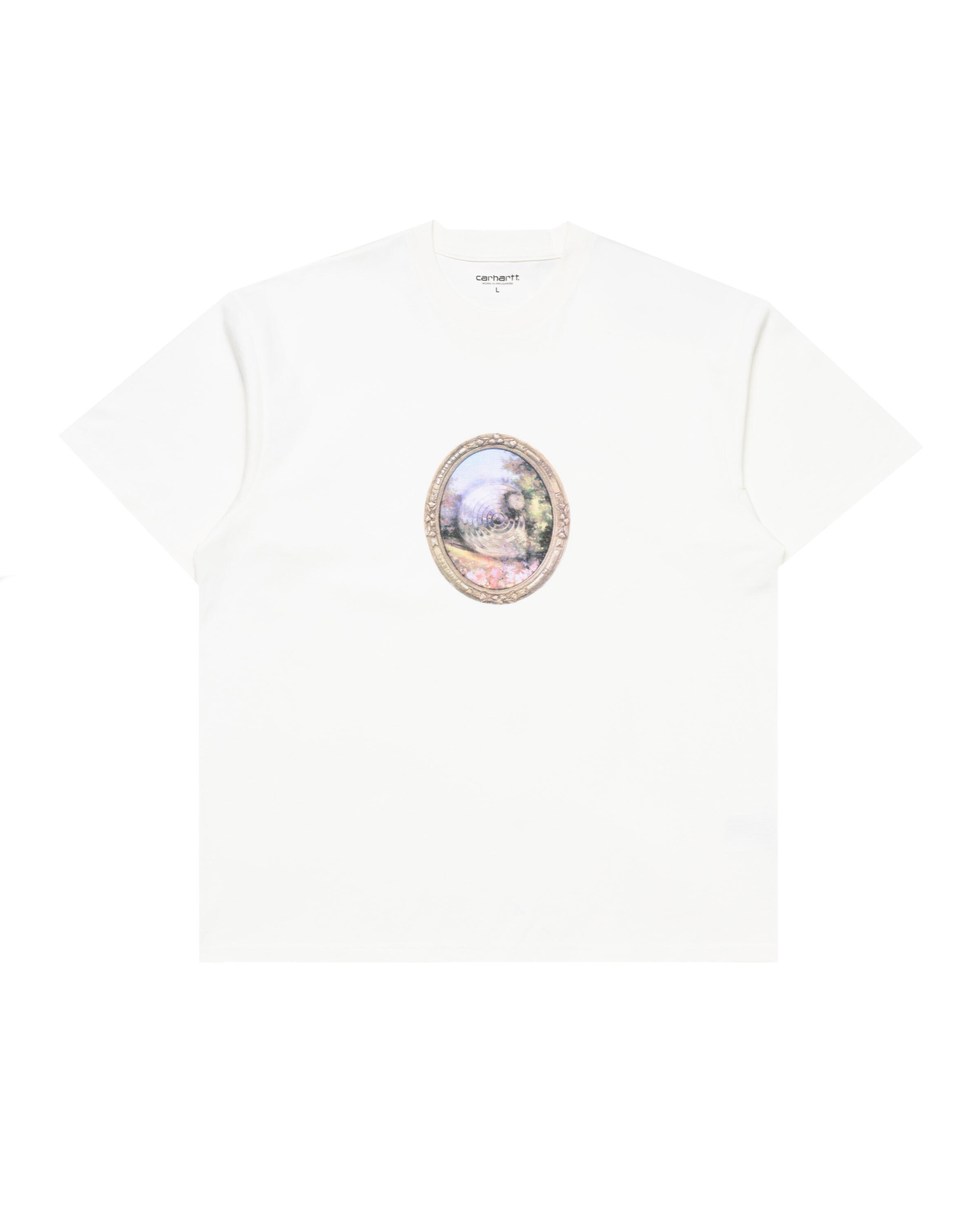 ★ドイツ発*carhartt WIP*新作*Mirror Tシャツ/PALE★ Carhartt WIP Mirror T-Shirt | I035193.D6XX | AFEW STORE